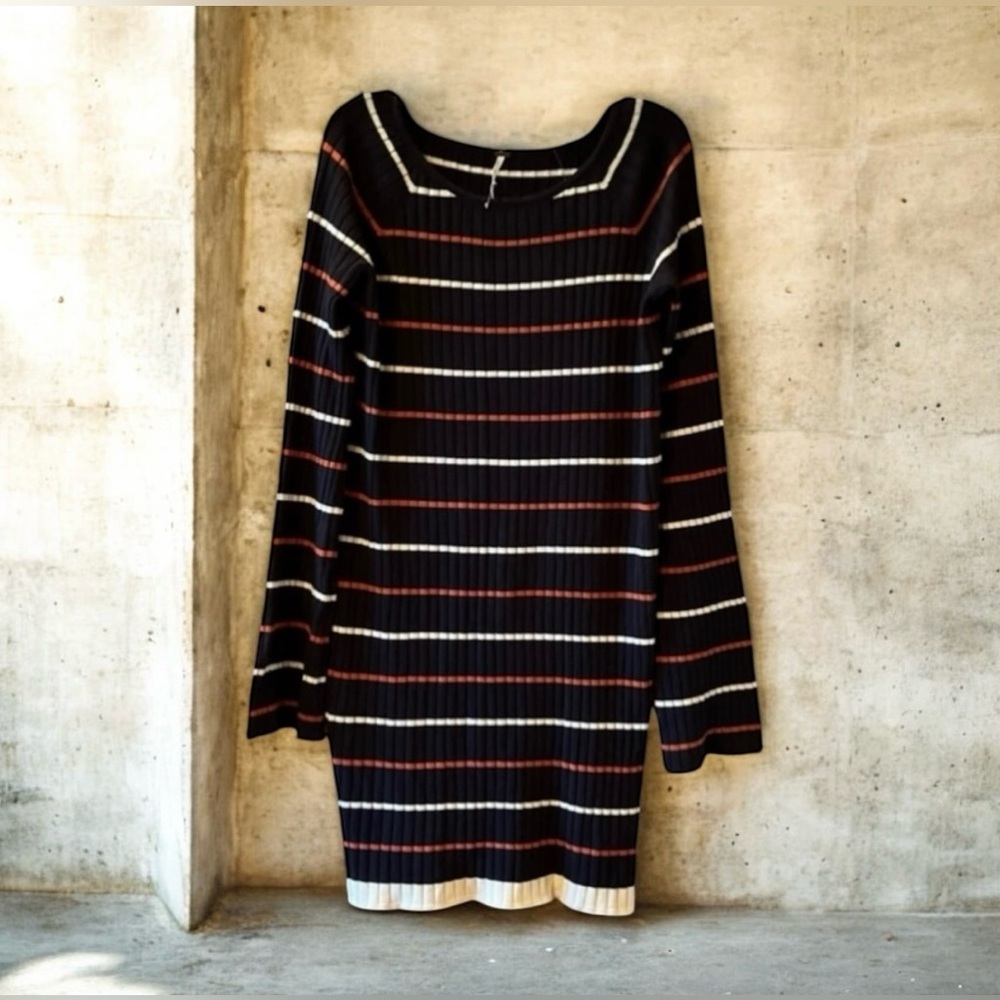 NWOT Free People Striped Knit Dress